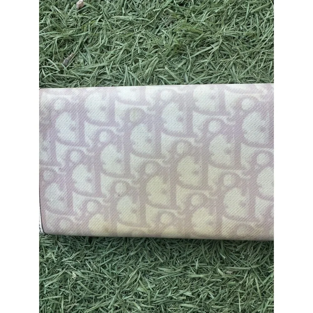 Y2K Christian Dior Trotter Wallet Pink Long Wallet
